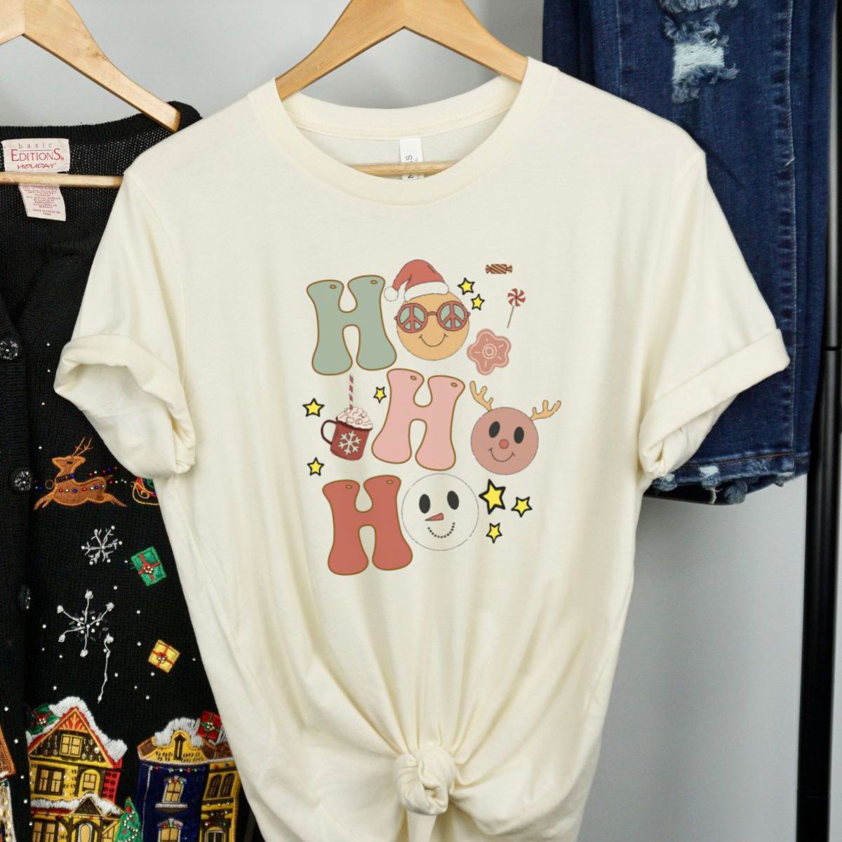 Ho Ho Ho Unisex Tee Christmas