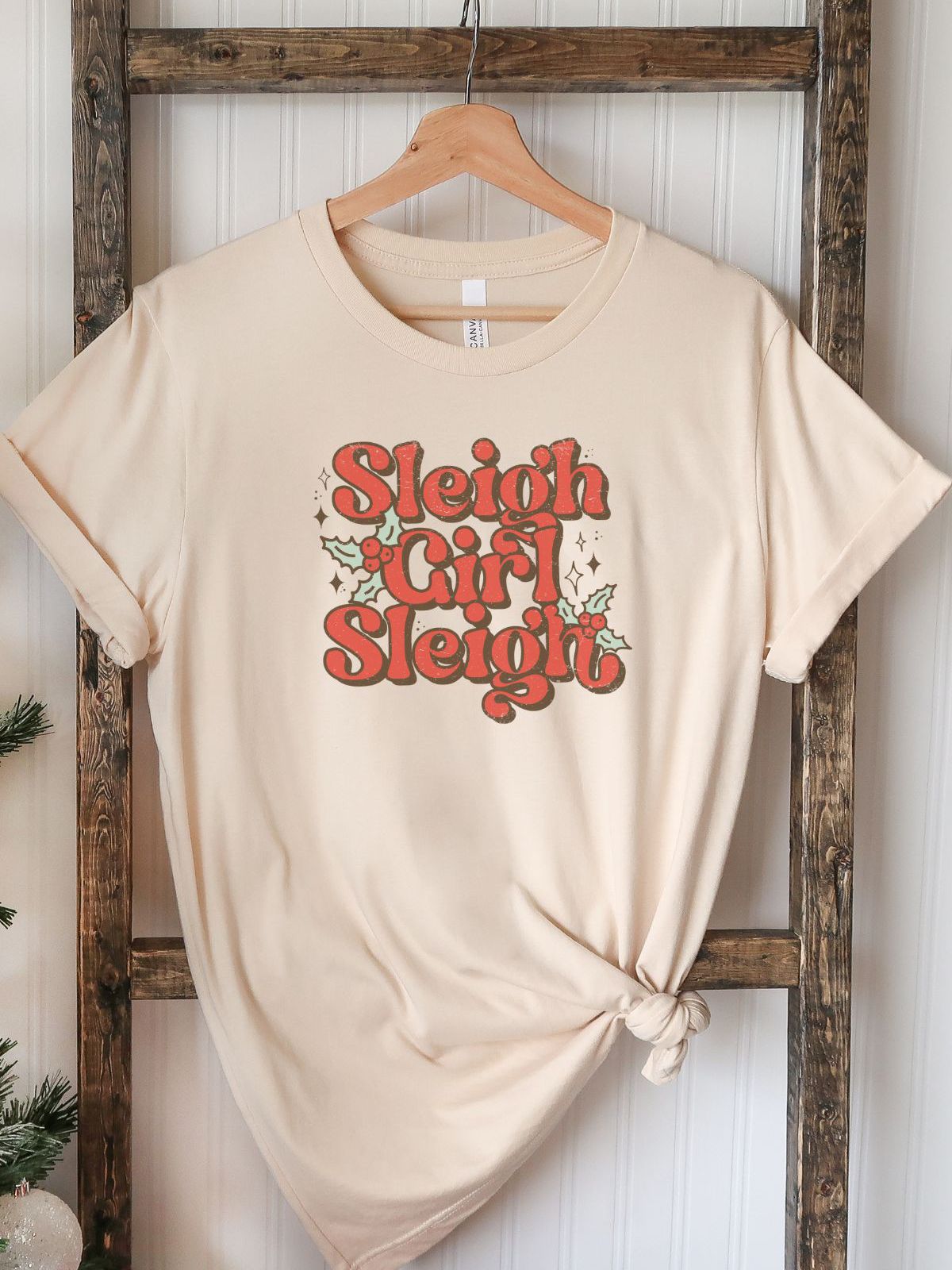 Sleigh Girl Women's T-Shirt Christmas