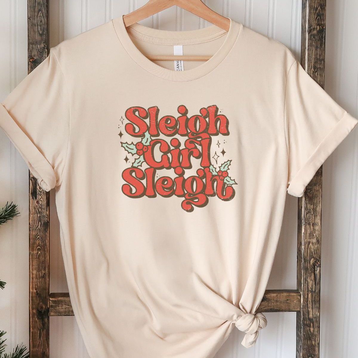 Sleigh Girl Women's T-Shirt Christmas