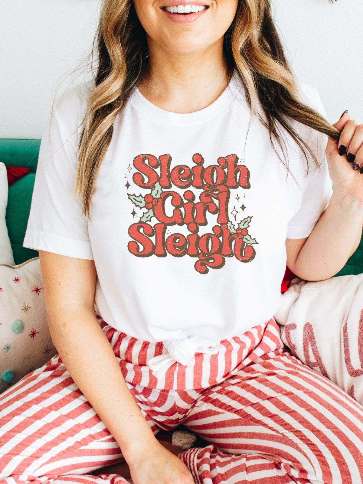 Sleigh Girl Women's T-Shirt Christmas