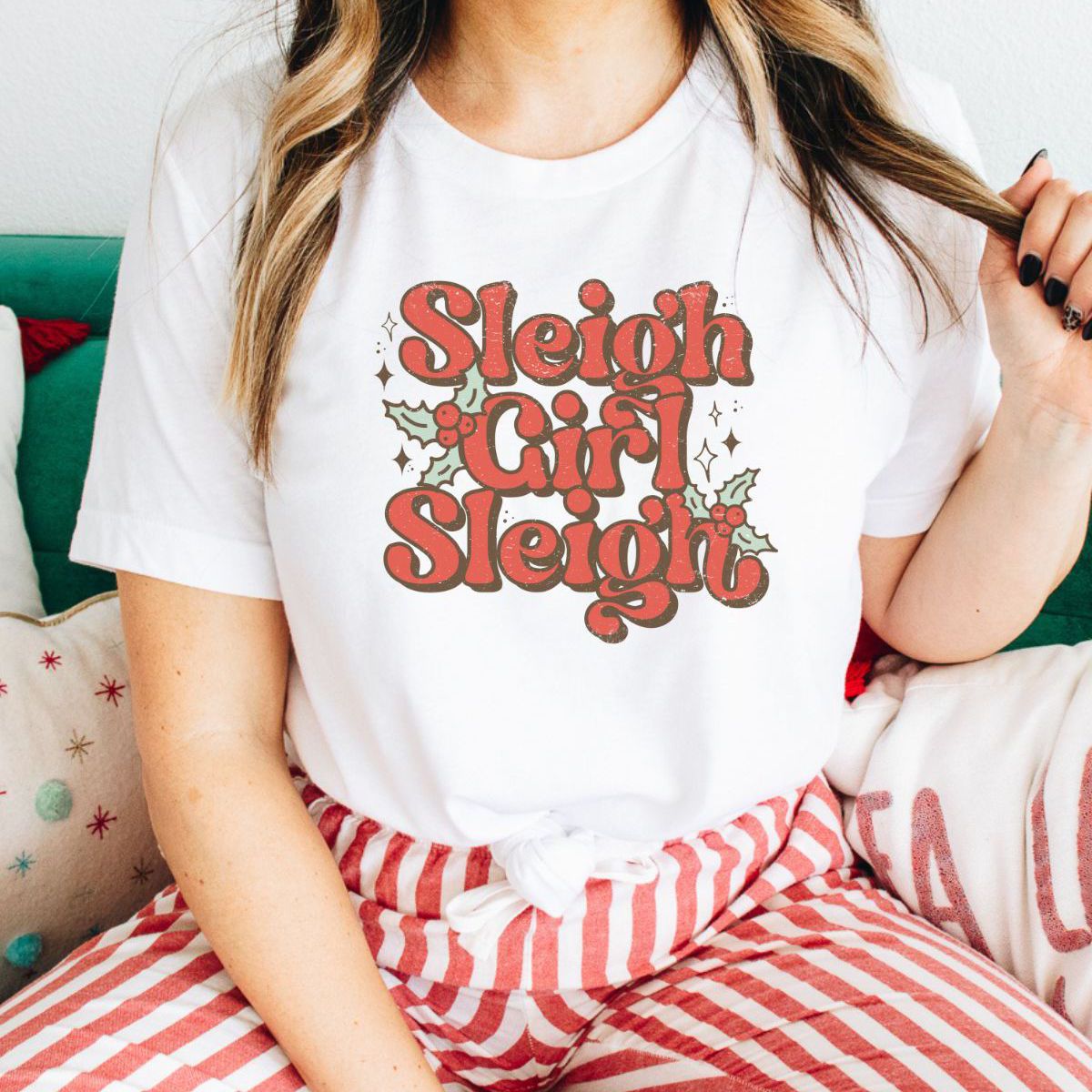 Sleigh Girl Women's T-Shirt Christmas