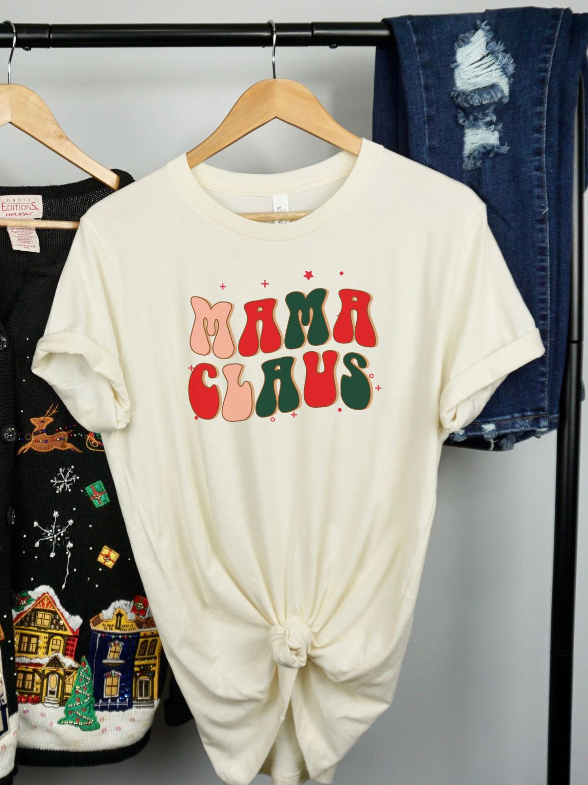 Mama Claus Women's T-Shirt Christmas