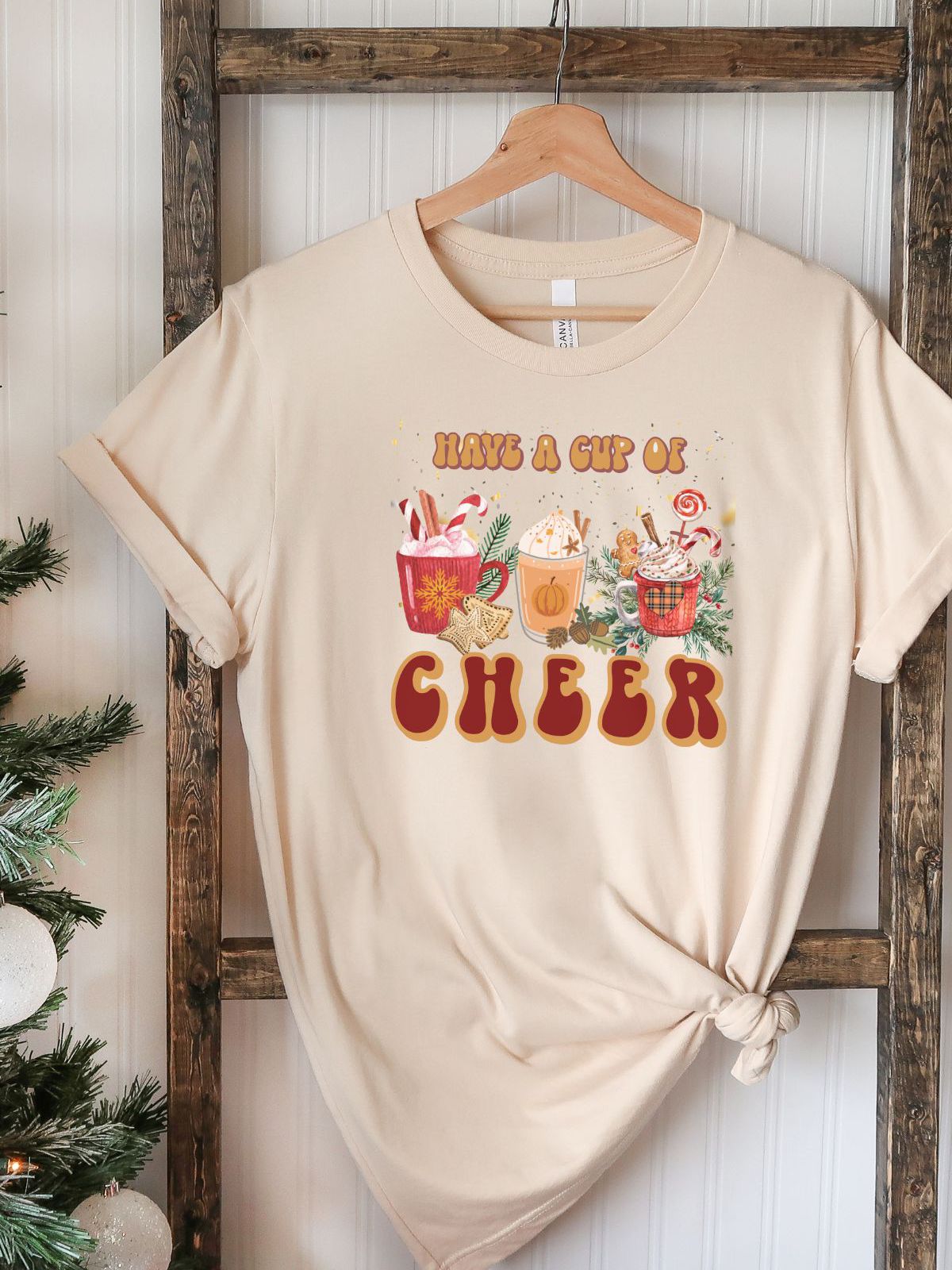 Have a Cup Cheer Women Tee Christmas