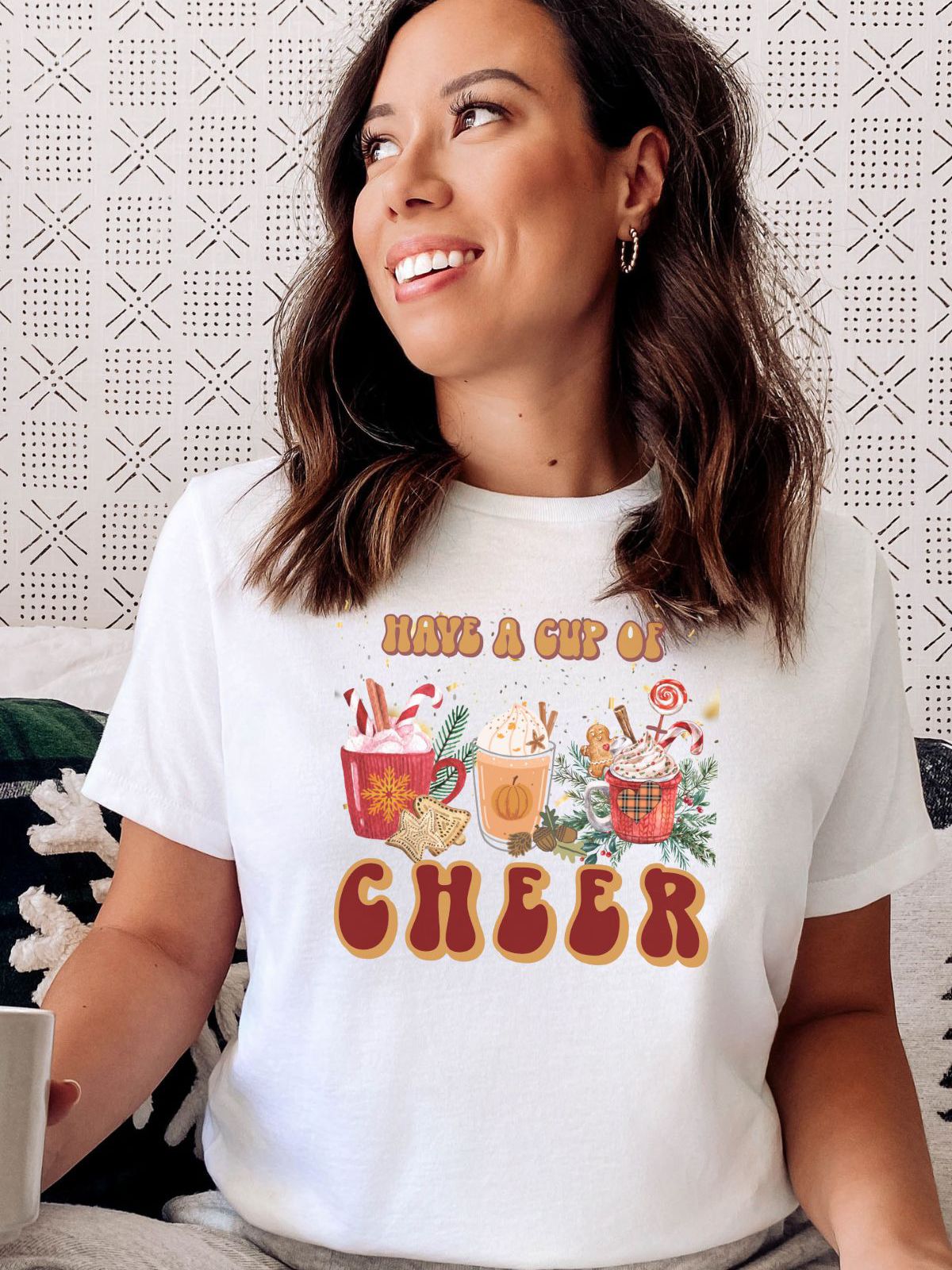 Have a Cup Cheer Women Tee Christmas