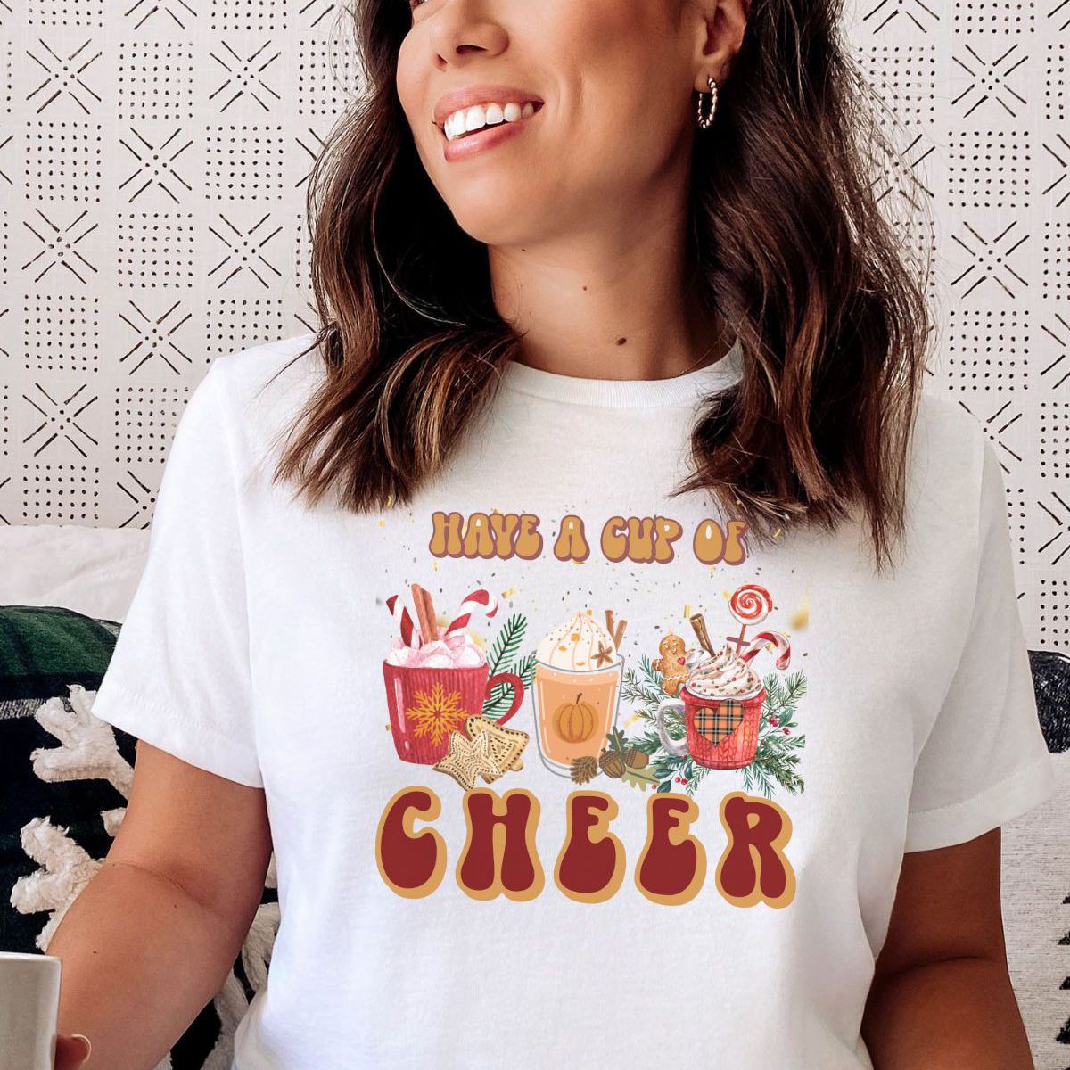 Have a Cup Cheer Women Tee Christmas