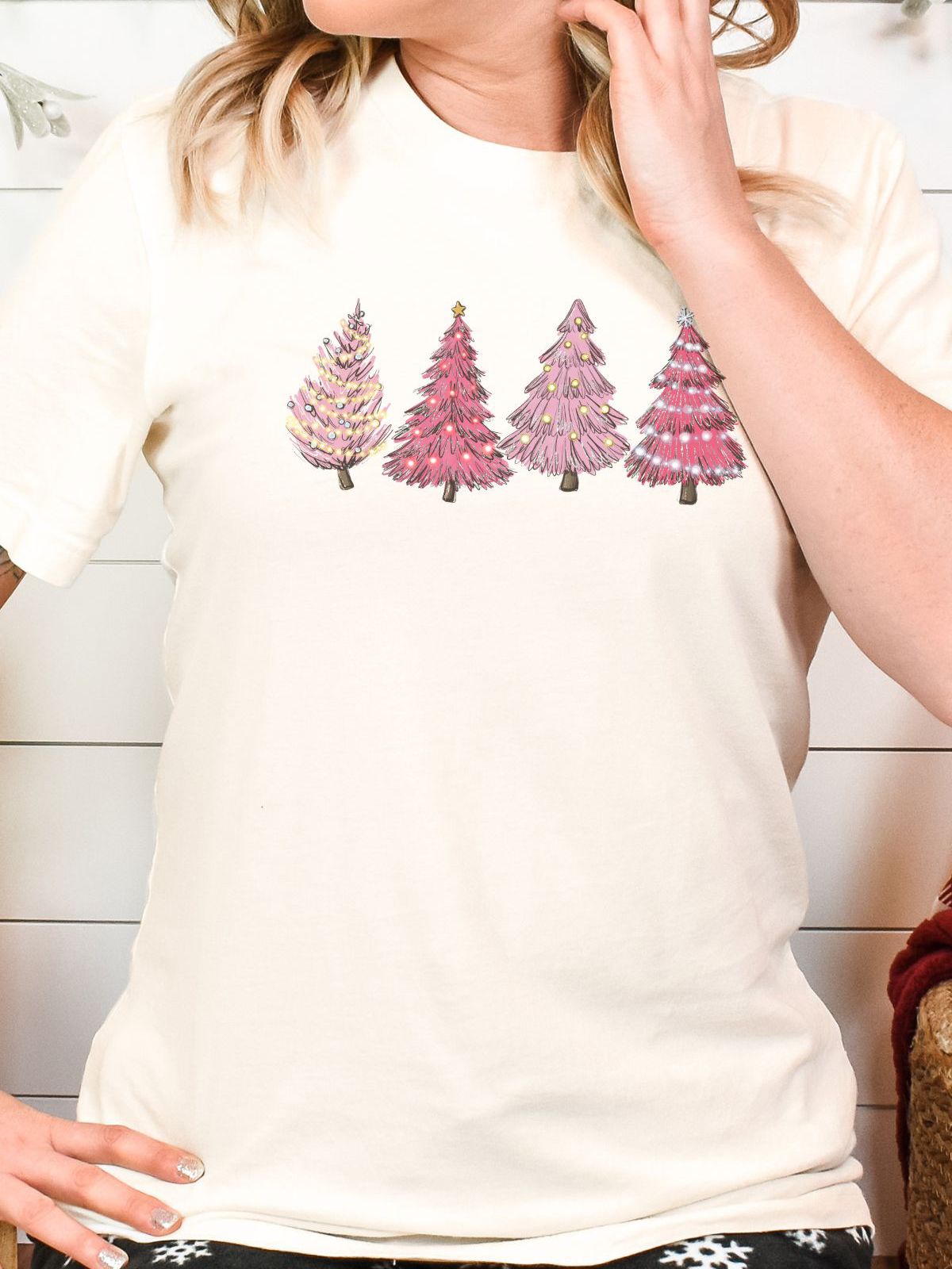 Christmas Trees Womens T-Shirt
