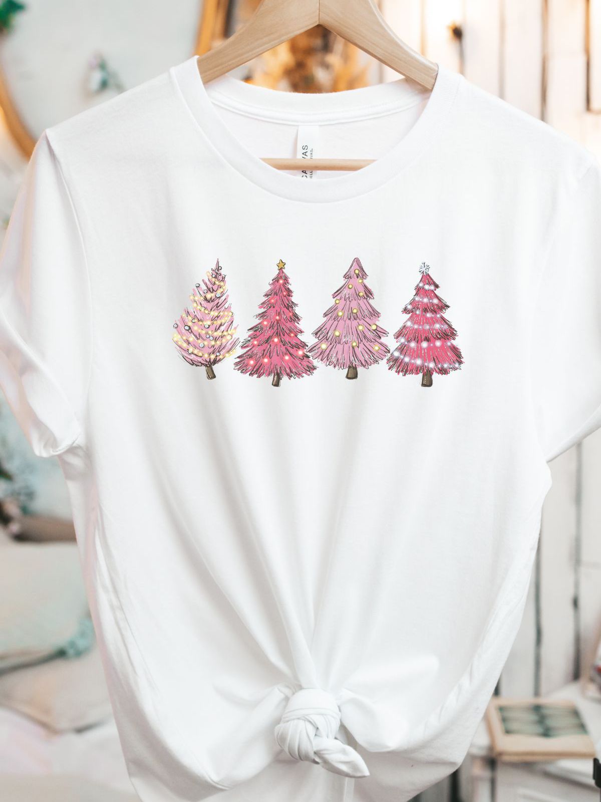 Christmas Trees Womens T-Shirt