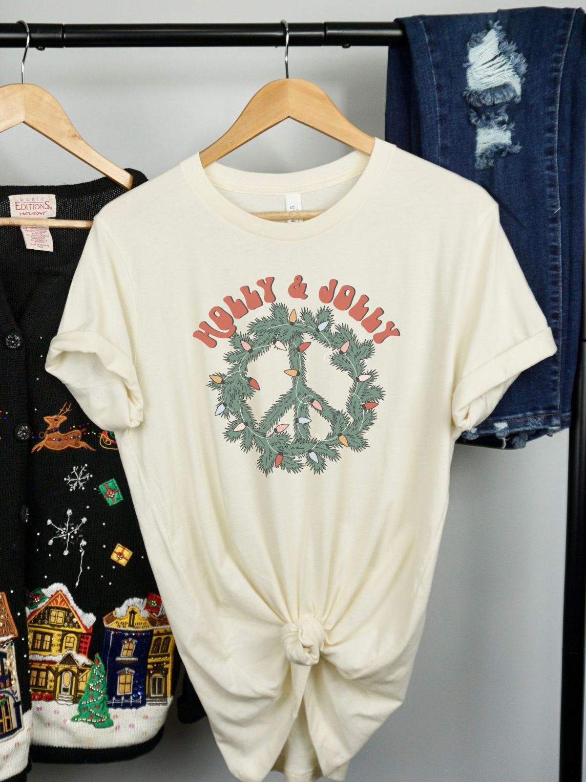 Holly Jolly Unisex Tee Christmas