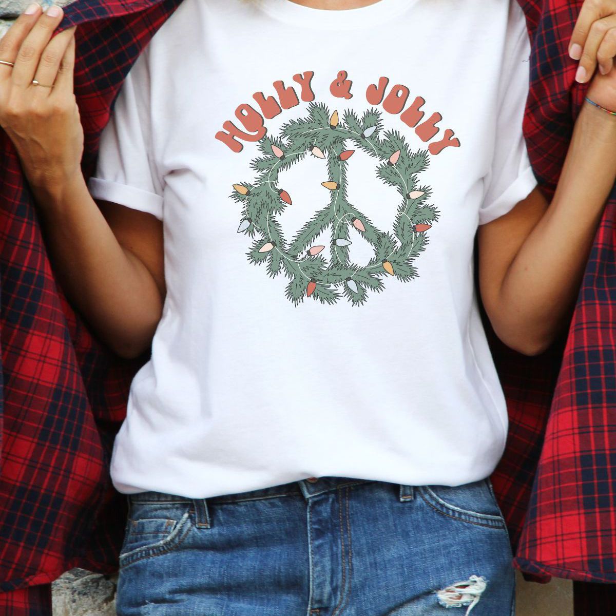 Holly Jolly Unisex Tee Christmas