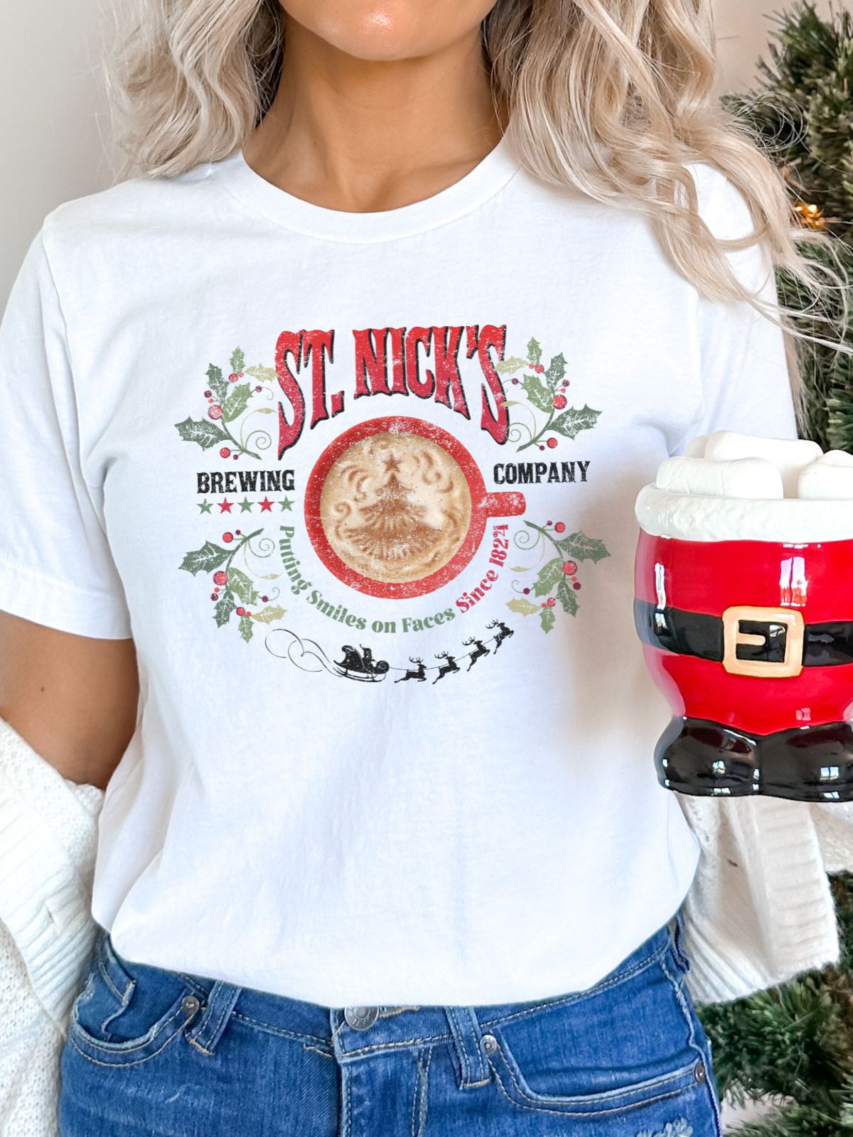 St Nicks Unisex Tee Christmas