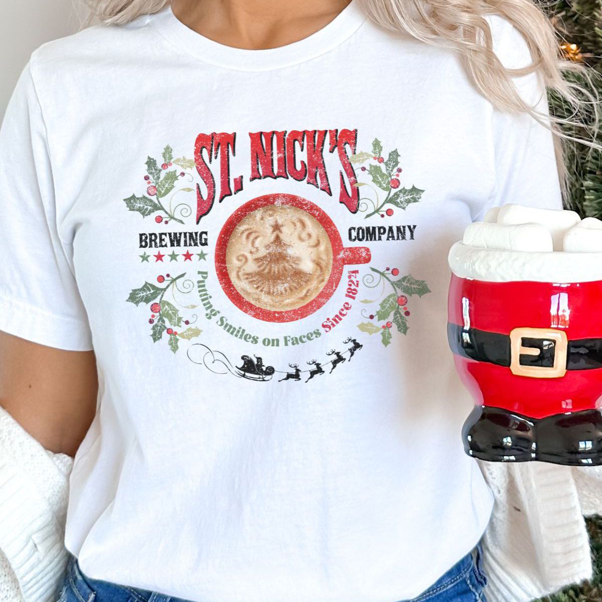 St Nicks Unisex Tee Christmas