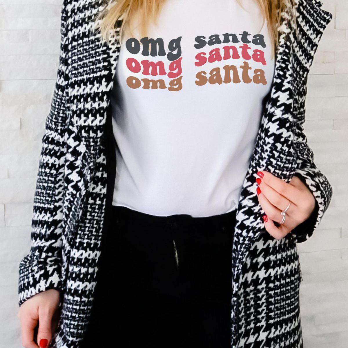 OMG Santa Unisex Tee Christmas