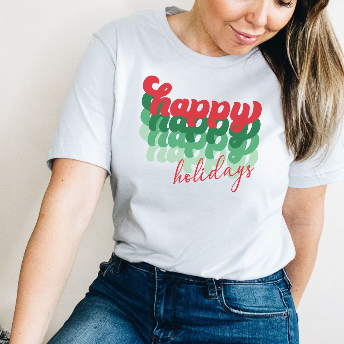 Happy Holidays Women's T-shirt Christmas