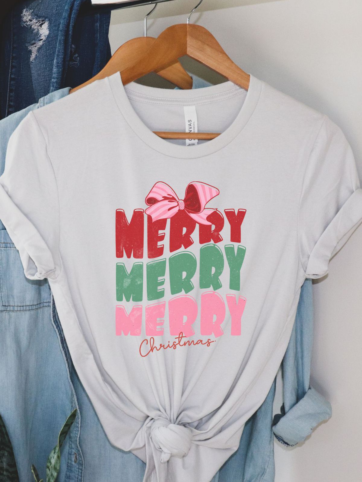 Merry Christmas Womens T-Shirt