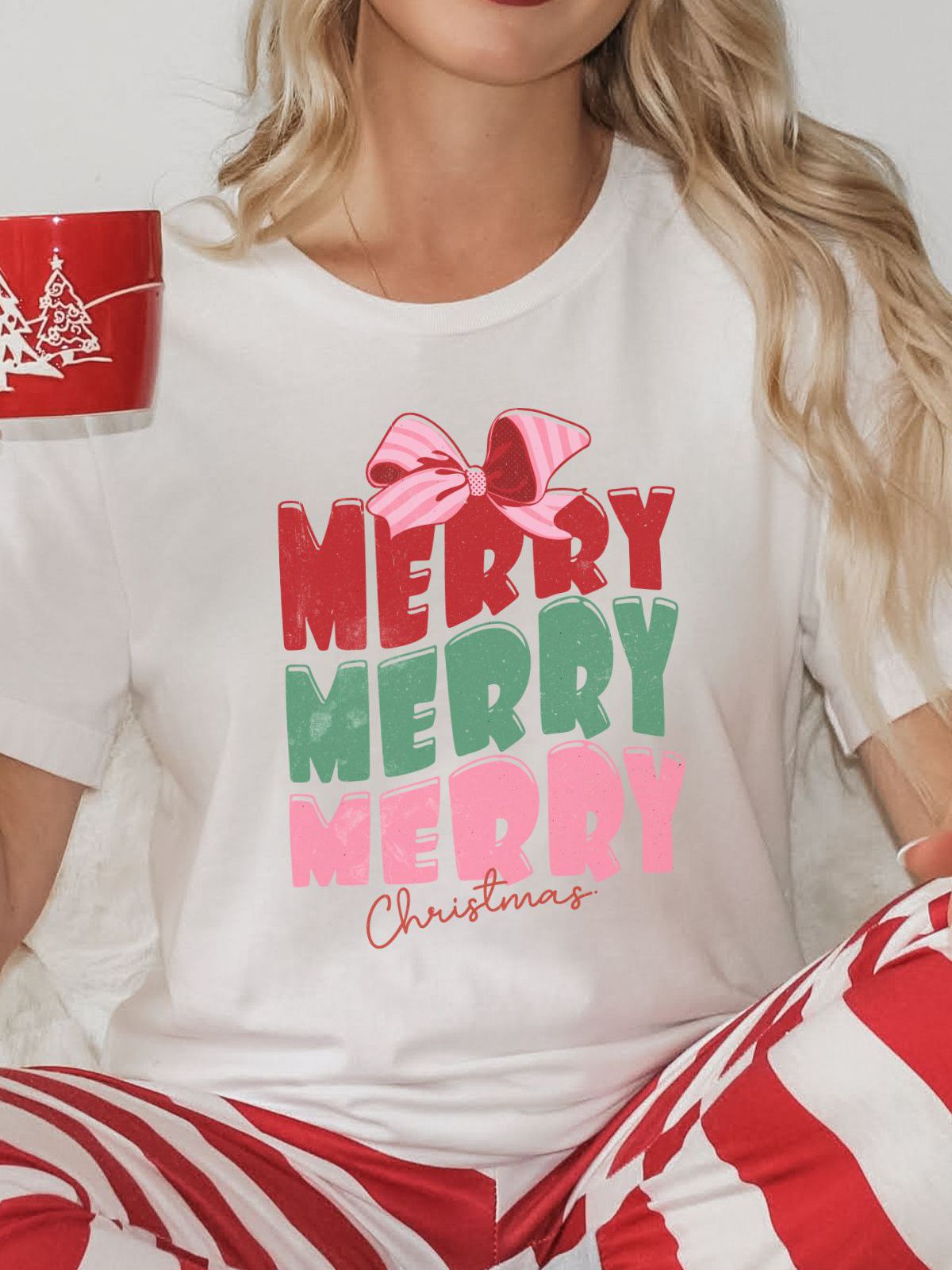 Merry Christmas Womens T-Shirt