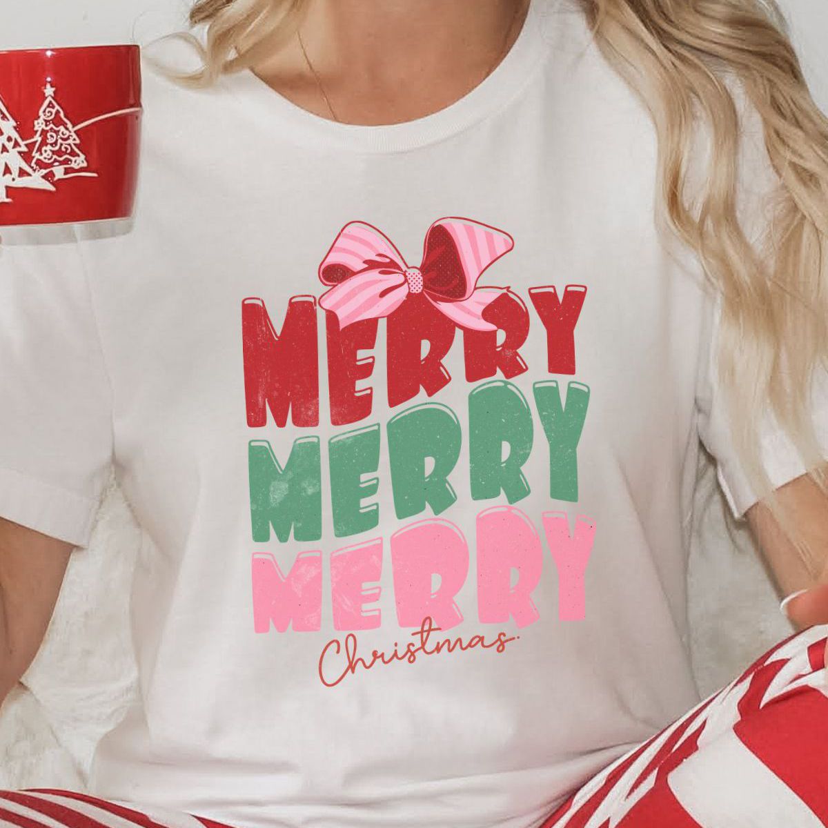 Merry Christmas Womens T-Shirt