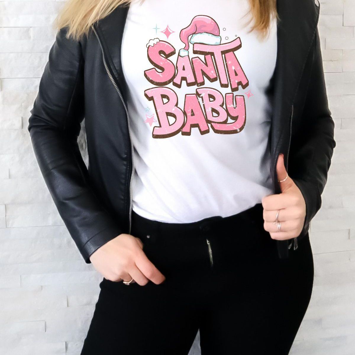 Santa Baby Women Tee Christmas