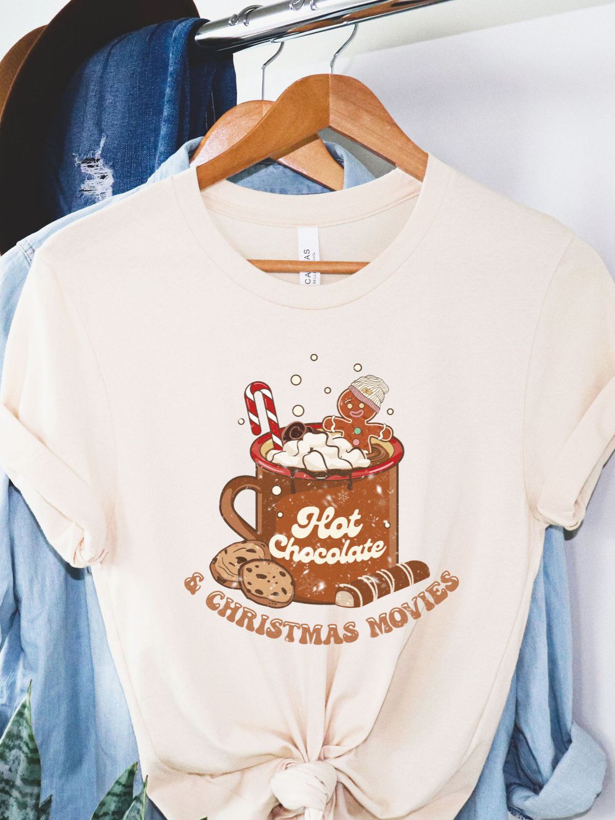 Hot Chocolate Womens Tee Christmas