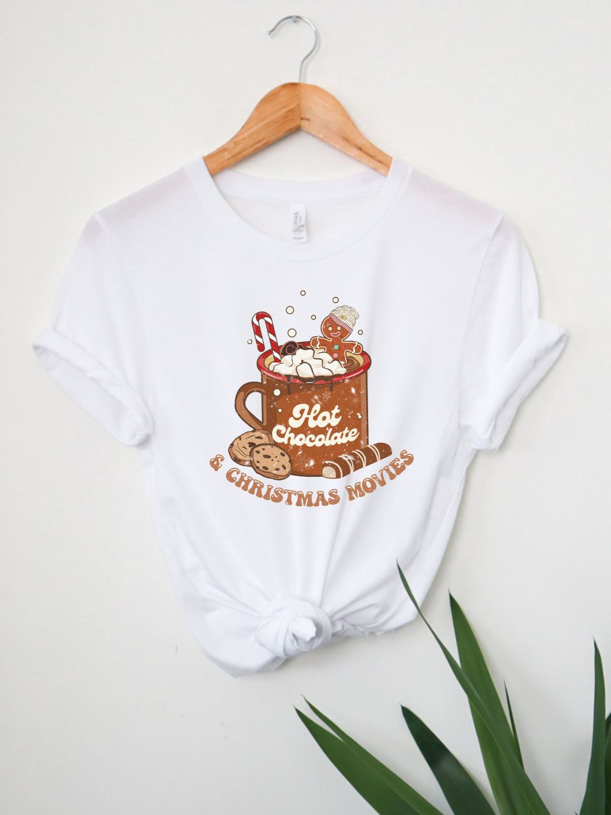 Hot Chocolate Womens Tee Christmas