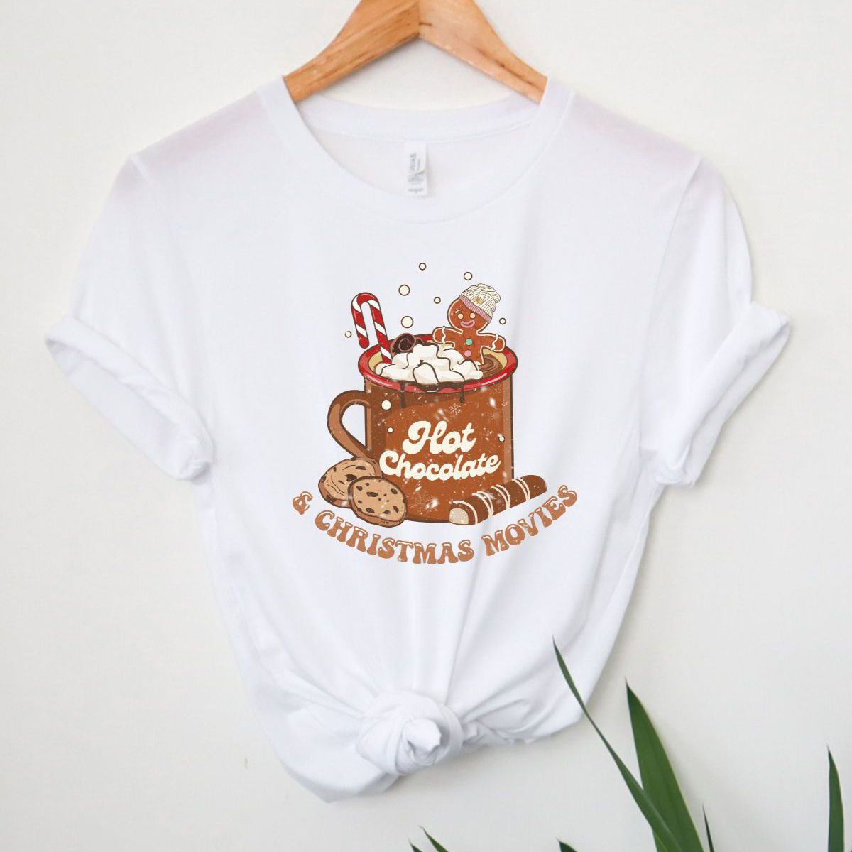 Hot Chocolate Womens Tee Christmas