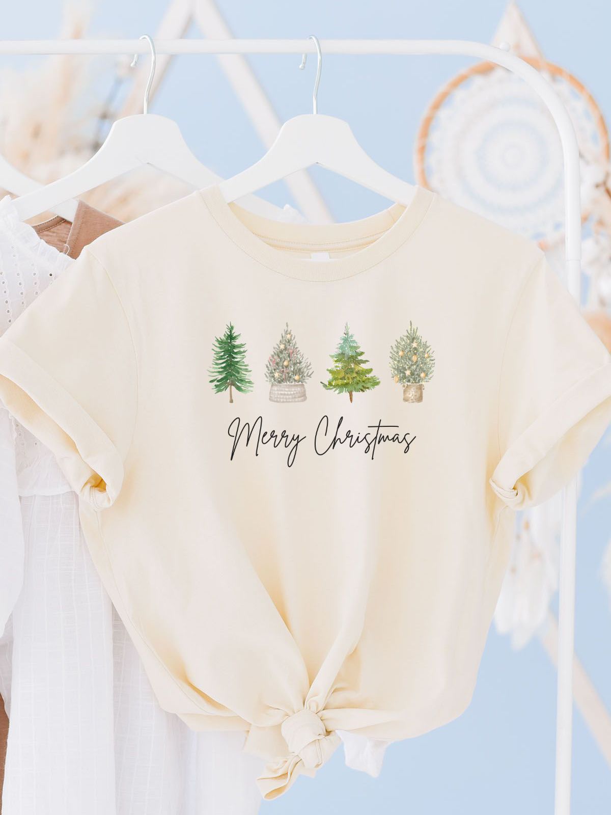 Merry Christmas Trees Women's T-Shirt