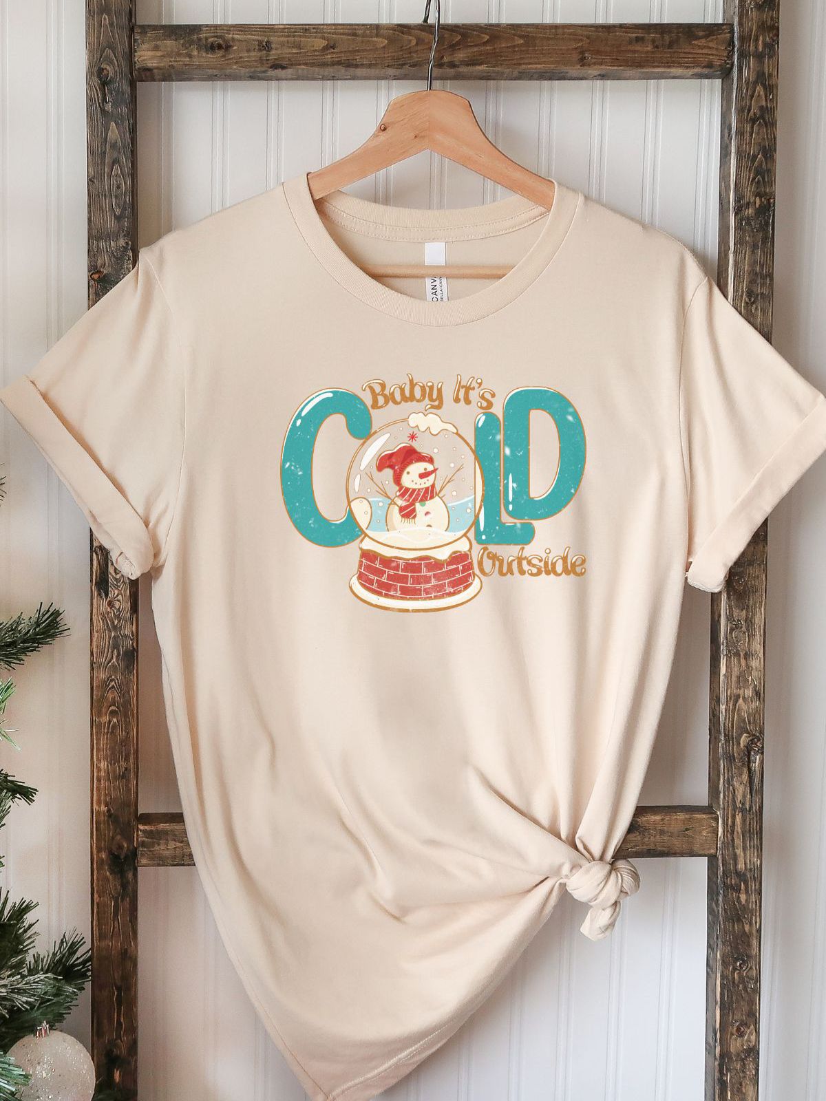 Baby It's Cold Women's T-Shirt Christmas