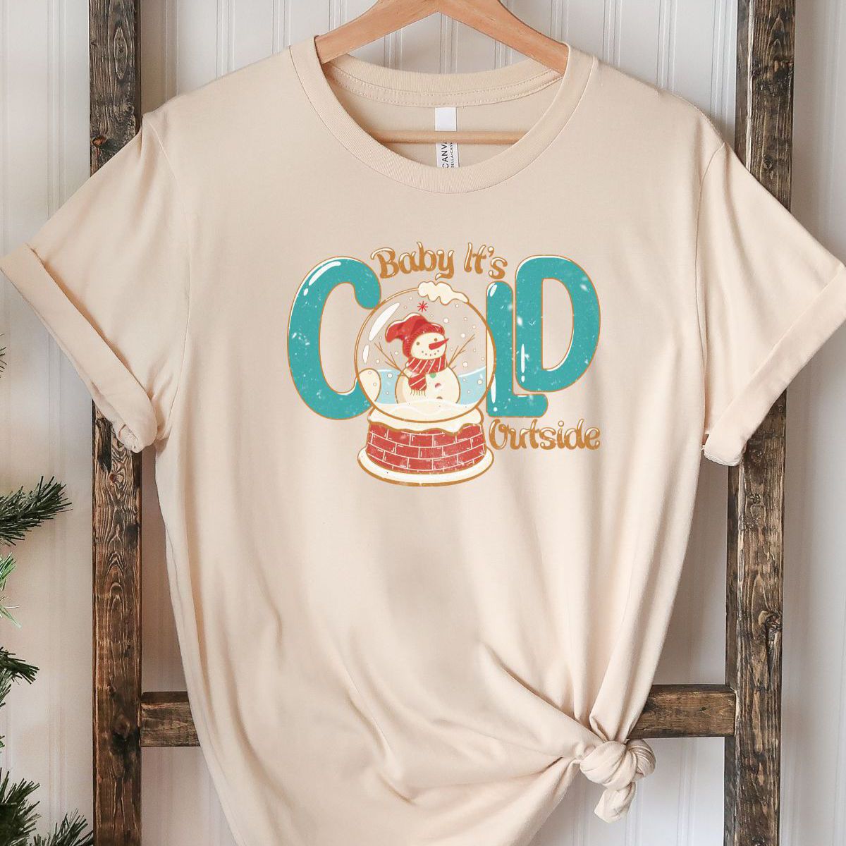 Baby It's Cold Women's T-Shirt Christmas