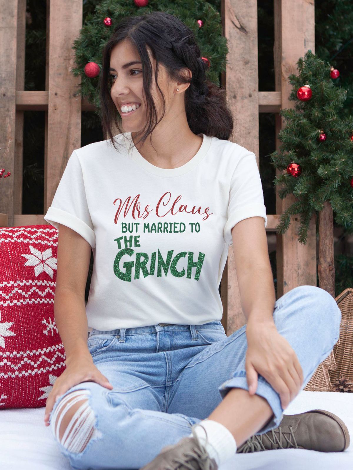 Mrs Claus Women T-Shirt Christmas