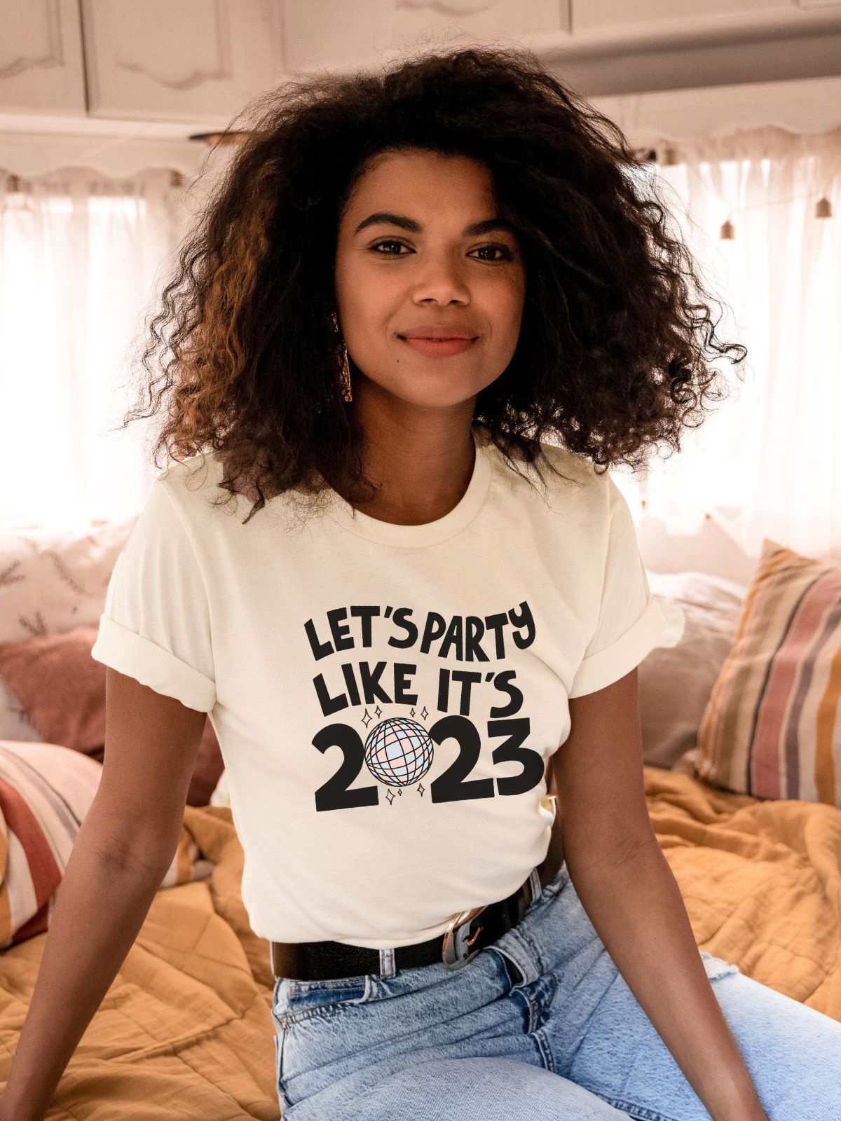 Let's Party Women's T-Shirt New Year