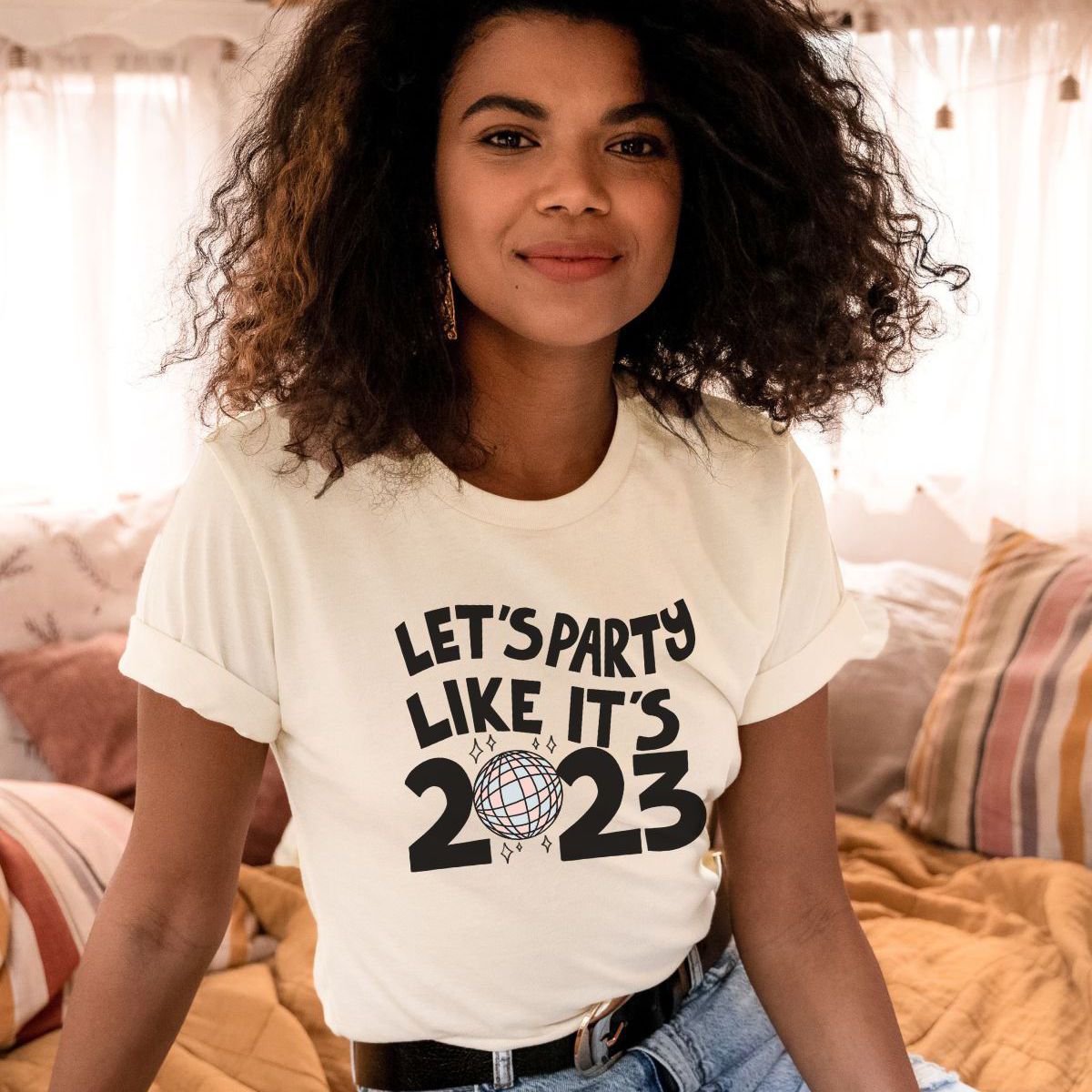 Let's Party Women's T-Shirt New Year