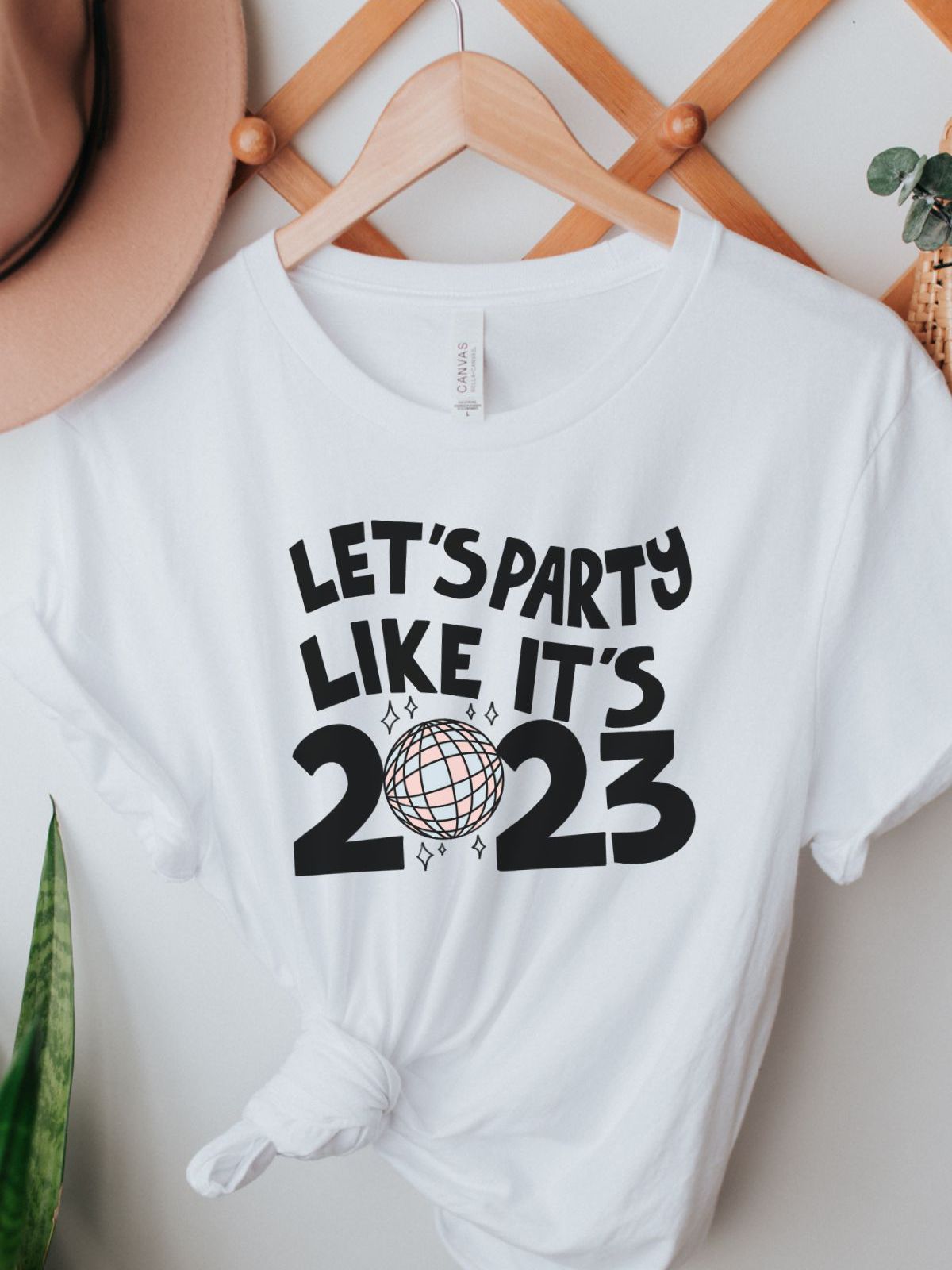 Let's Party Women's T-Shirt New Year