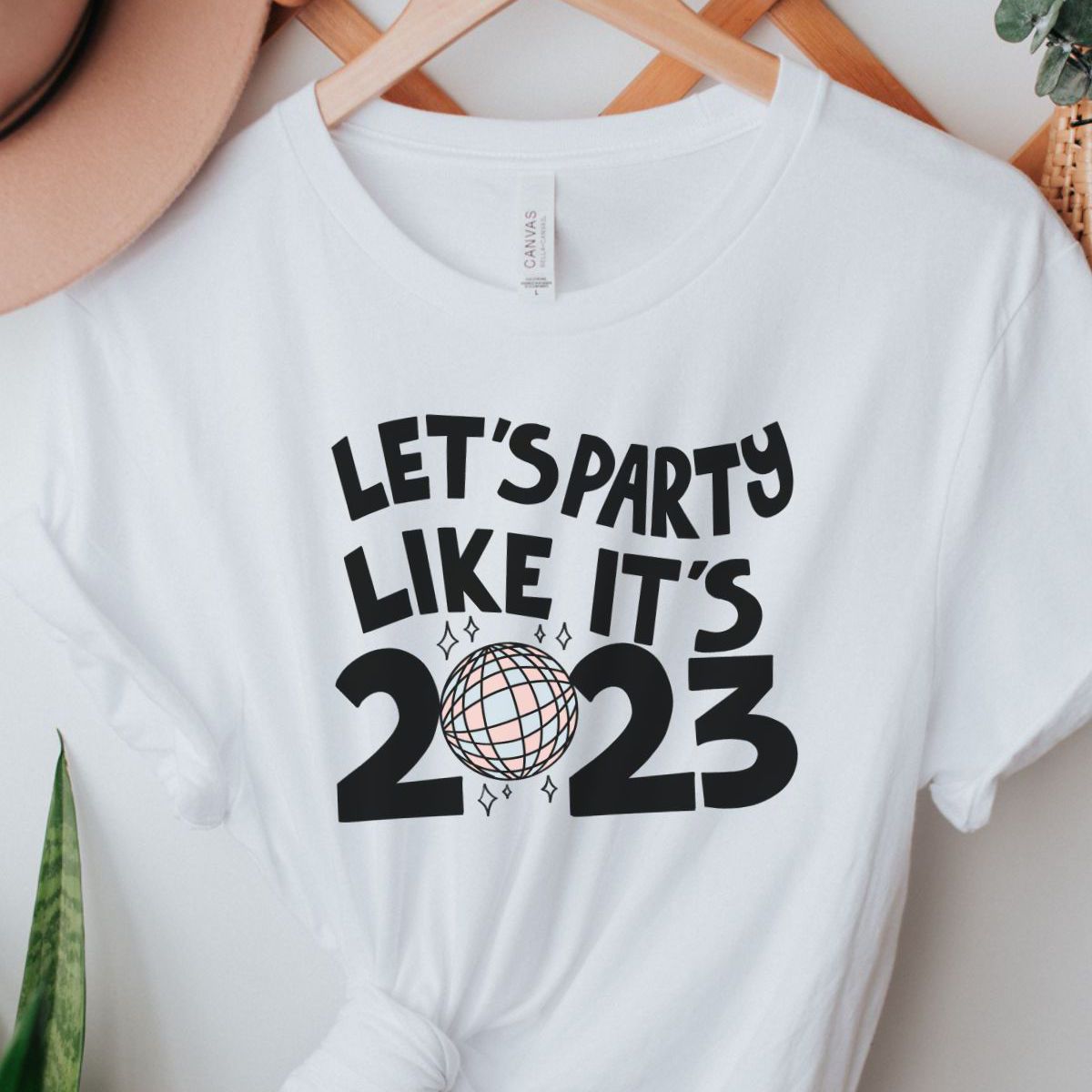Let's Party Women's T-Shirt New Year