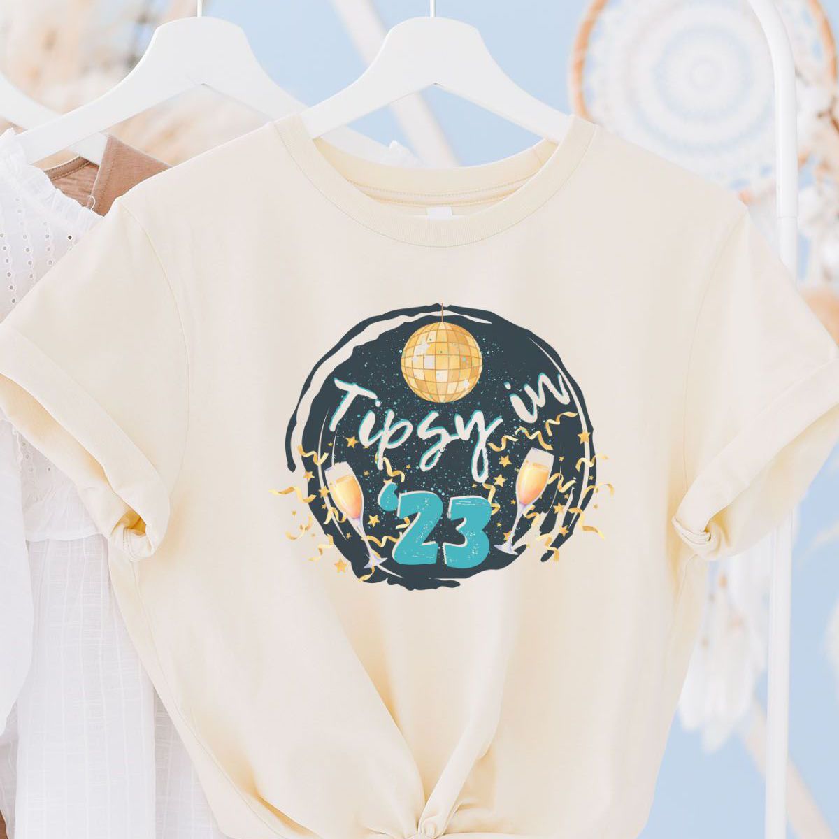 Tipsy New Year Women's T-Shirt Celebration
