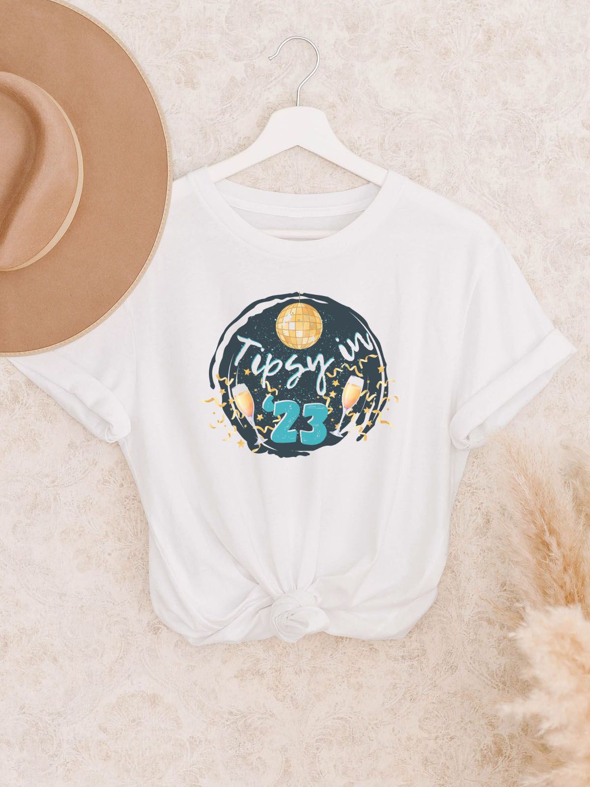 Tipsy New Year Women's T-Shirt Celebration