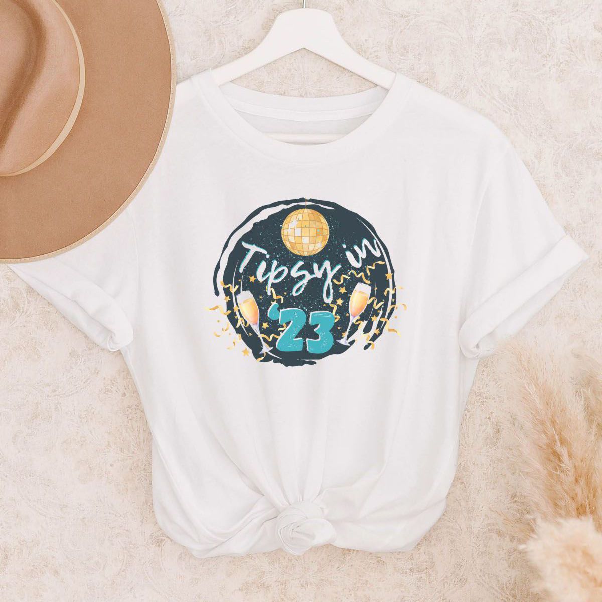 Tipsy New Year Women's T-Shirt Celebration