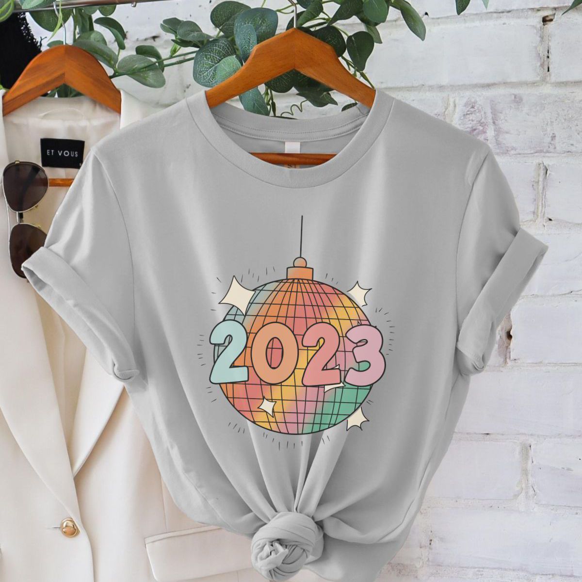 2023 Disco Ball Unisex T-Shirt New Year