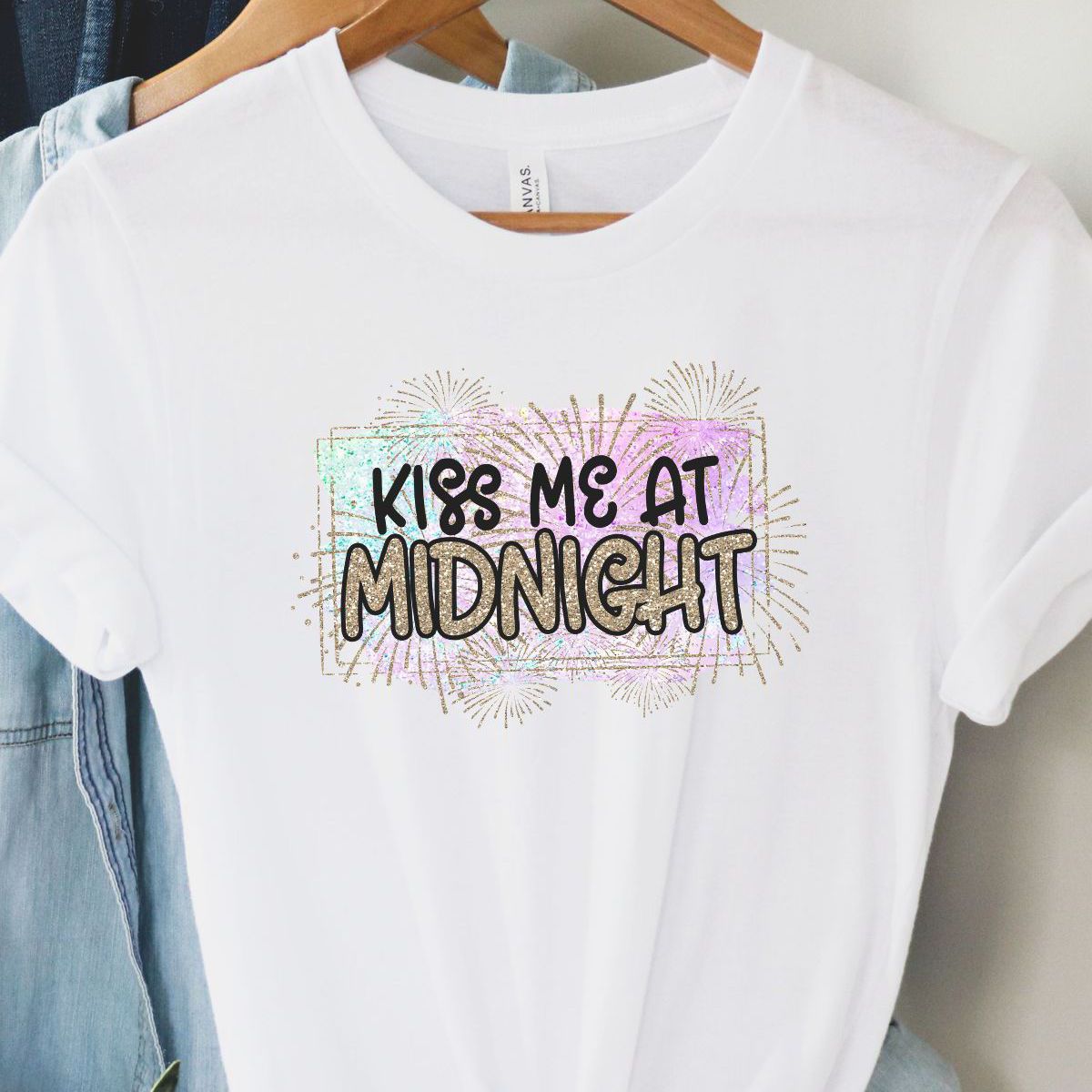 Kiss Me at Midnight Women's Tee New Year