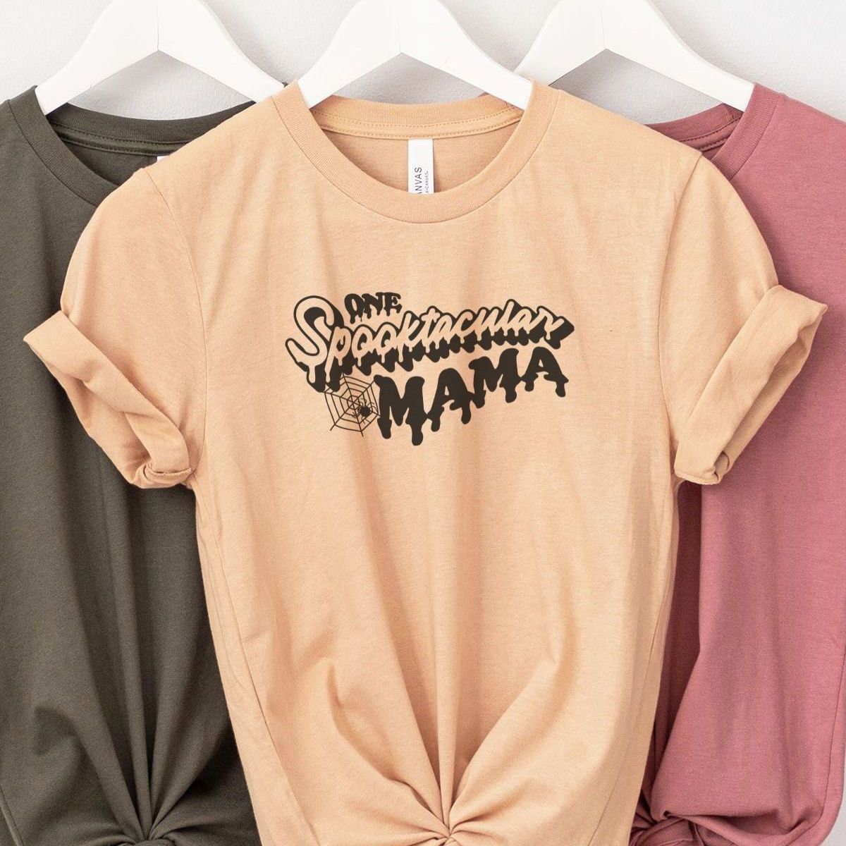 Spooktacular Mama Womens T-Shirt Halloween