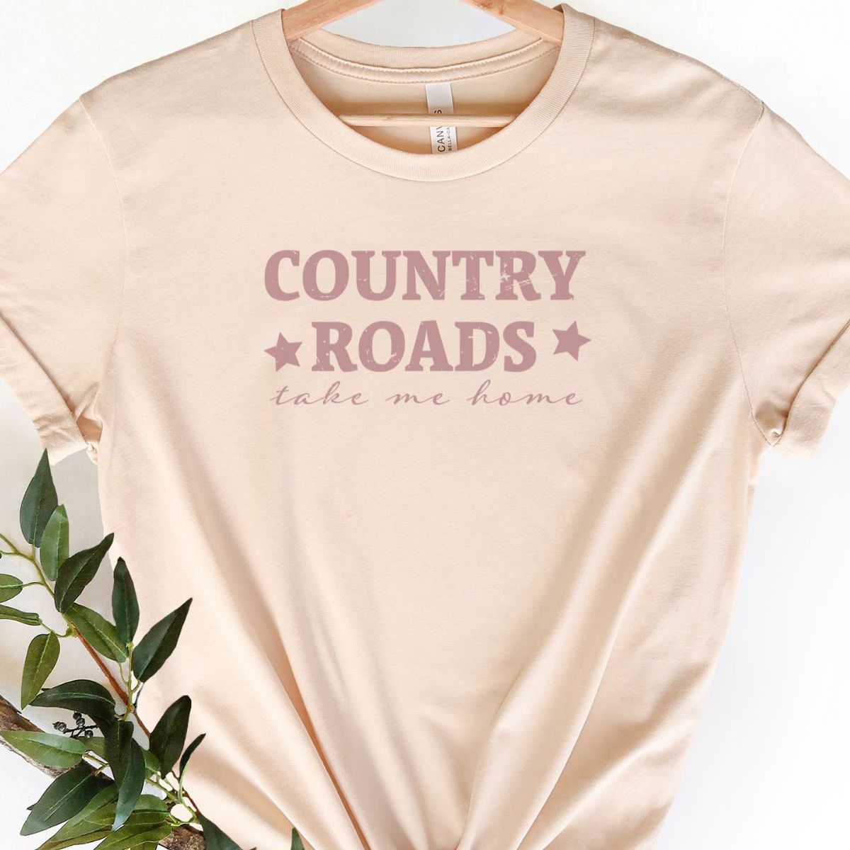 Country Roads Womens T-Shirt Casual