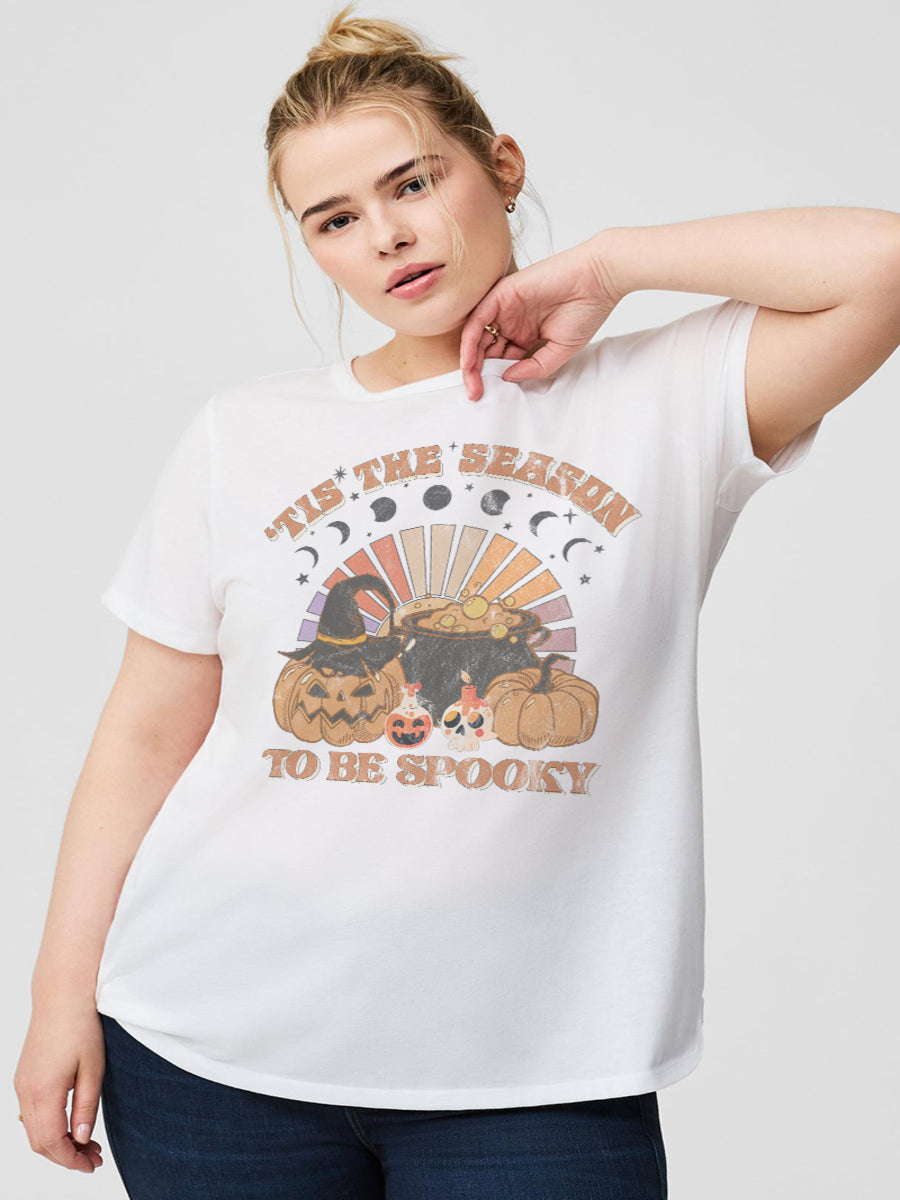 Spooky Womens T-Shirt Halloween