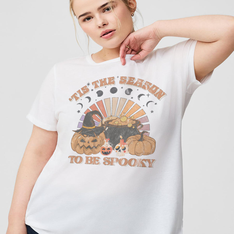 Spooky Womens T-Shirt Halloween