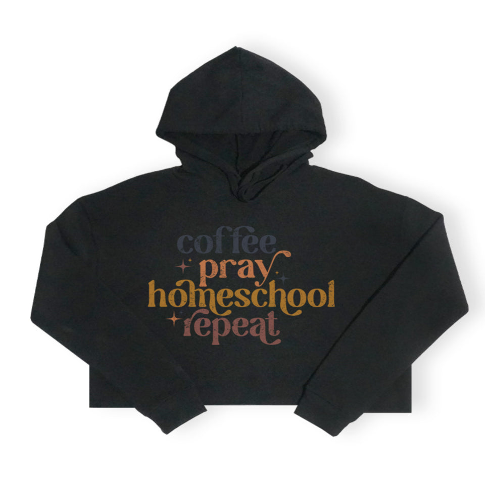 Coffee Pray Homeschool Hoodie