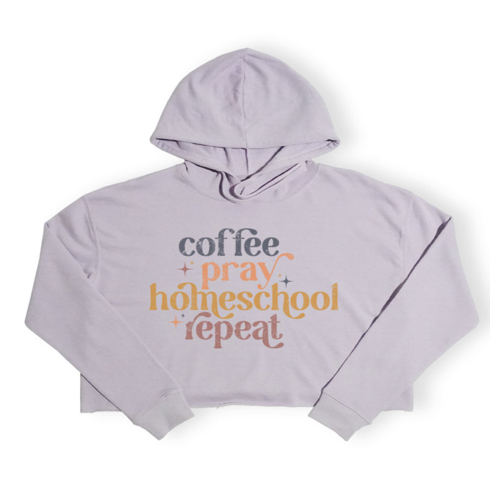 Coffee Pray Homeschool Hoodie