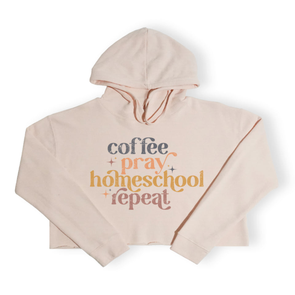 Coffee Pray Homeschool Hoodie