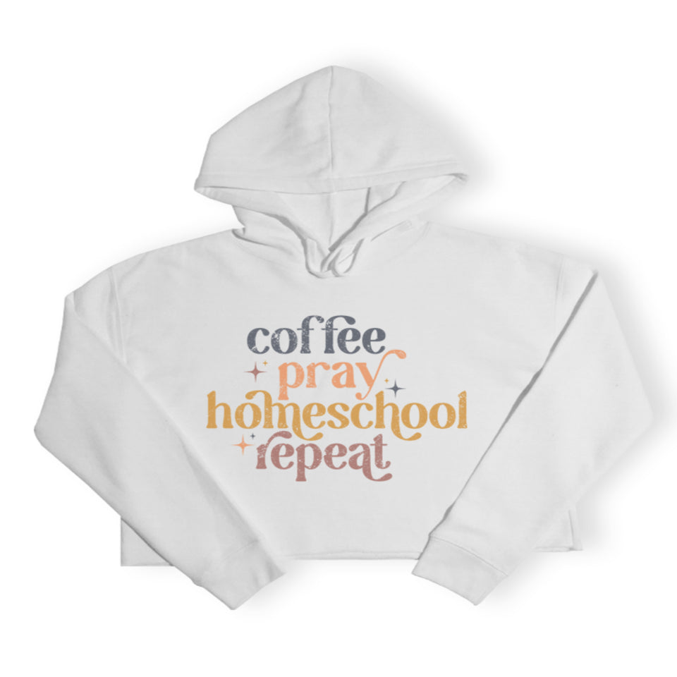 Coffee Pray Homeschool Hoodie