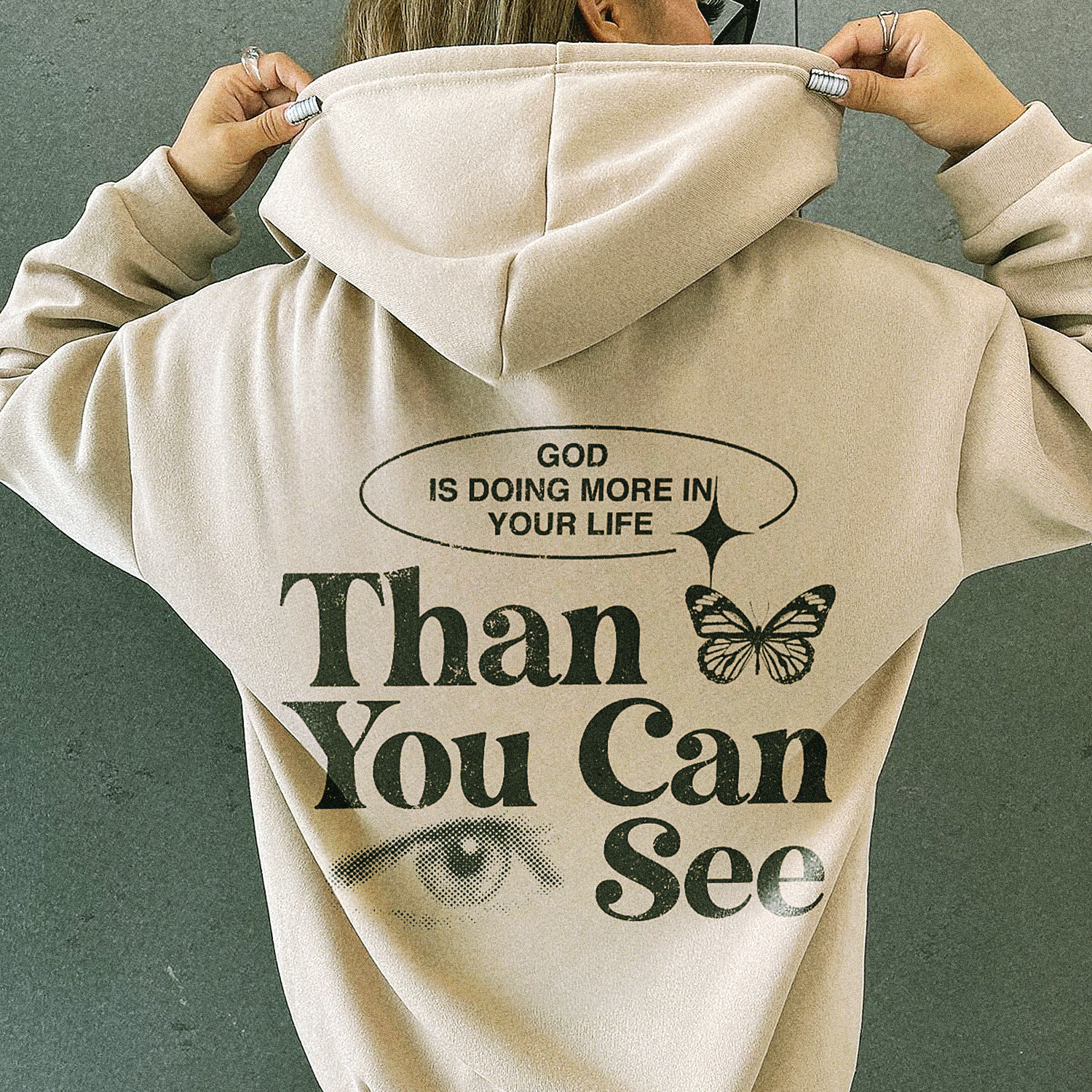 Believe In Faith Butterfly Hoodie