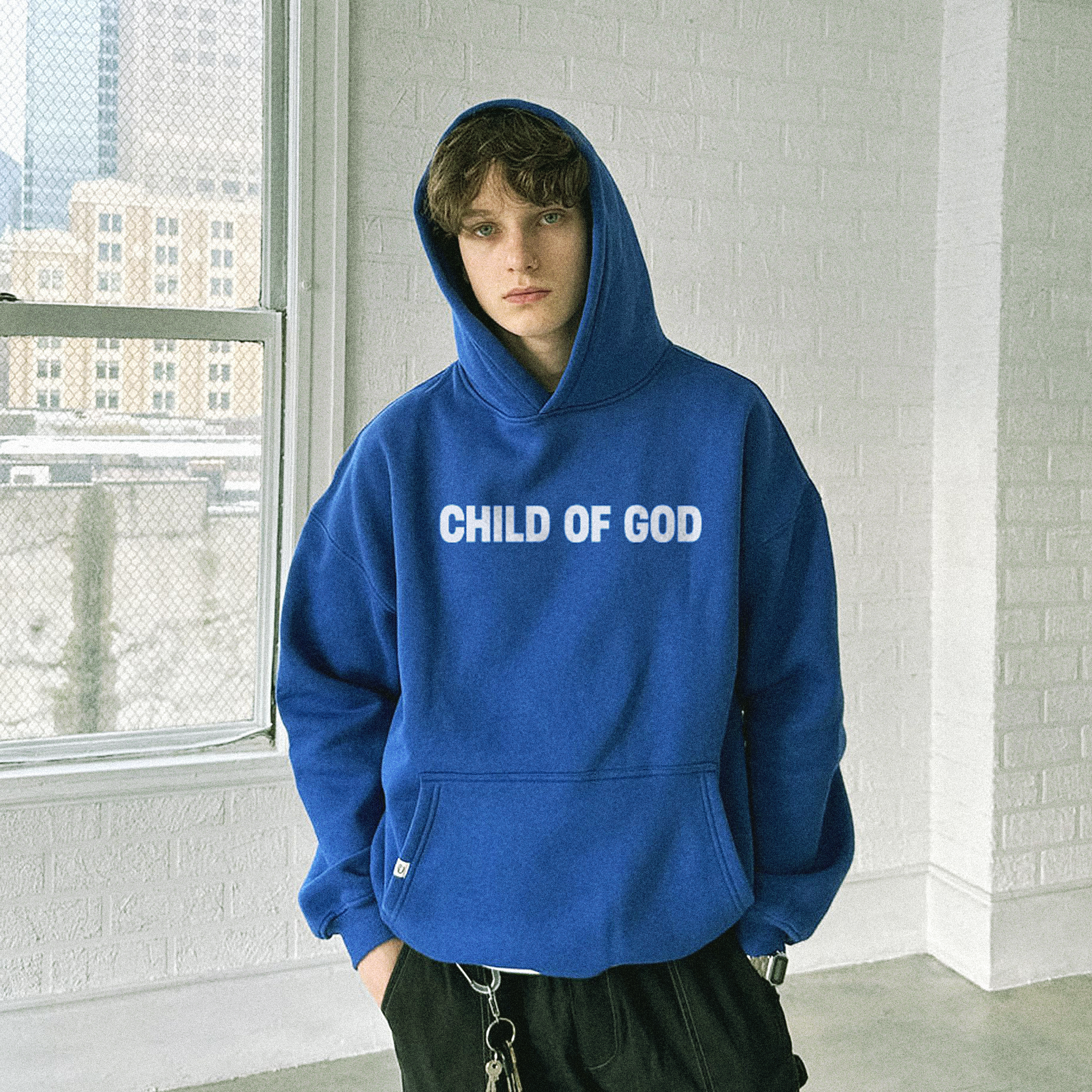 Child Of God Cobalt Hoodie