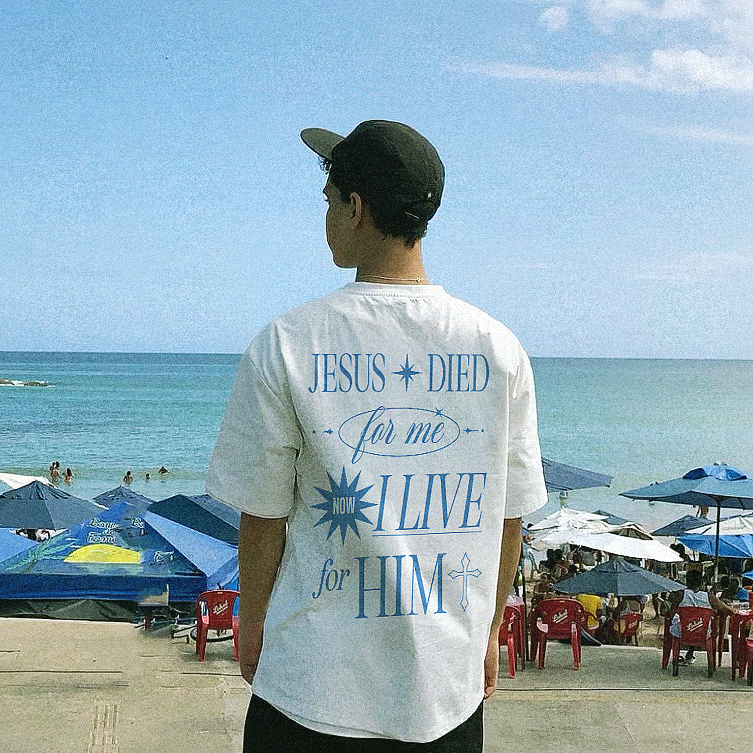 What Would Jesus Do Cobalt Graphic Tee