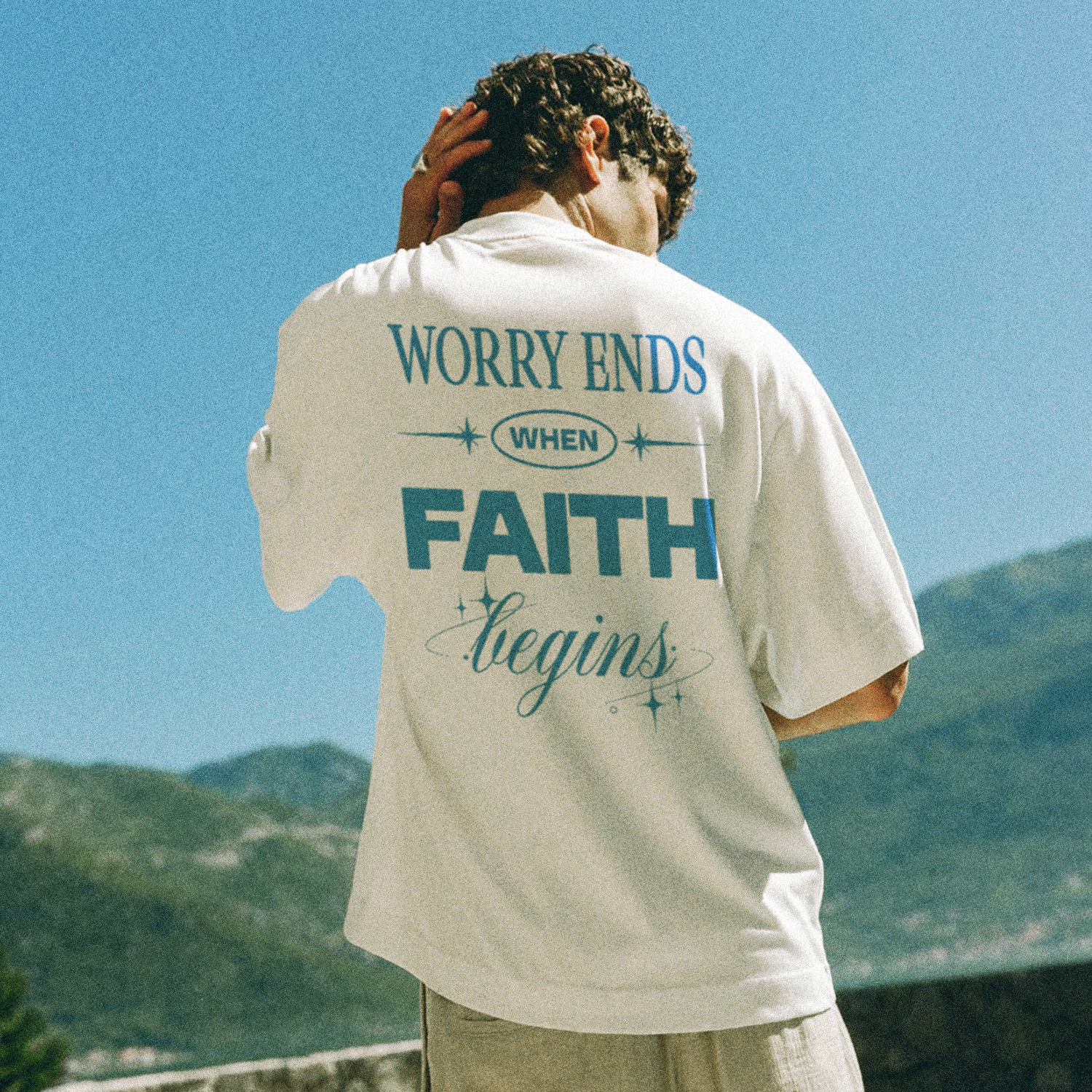 Worry Ends When Faith Begins Graphic Tee